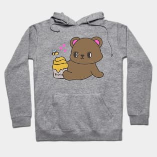 Cute Kawaii Bear with Honey Hoodie